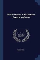 Better Homes and Gardens Decorating Ideas - Anonymous - cover