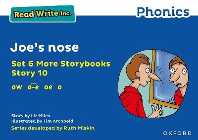 Read Write Inc. Phonics: Joe's nose (Blue Set 6A Storybook 10) - Liz Miles - cover