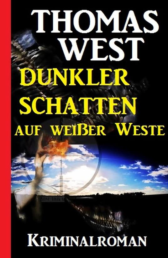 Dunkler Schatten auf weißer Weste