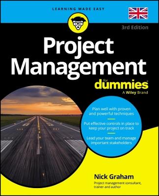 Project Management For Dummies - UK - Nick Graham - cover