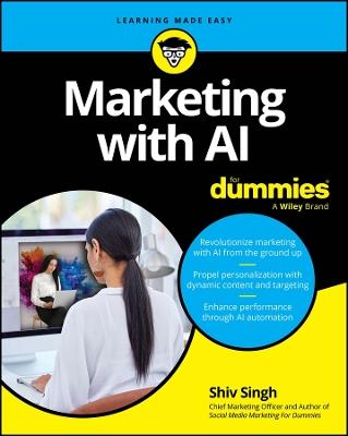 Marketing with AI For Dummies - Shiv Singh - cover