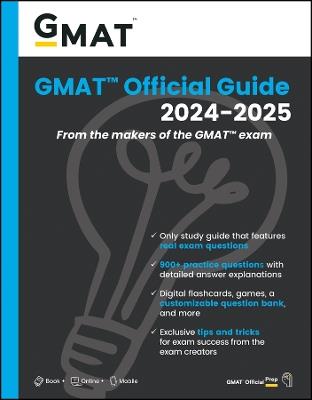 GMAT Official Guide 2024-2025: Book + Online Question Bank - GMAC (Graduate Management Admission Council) - cover