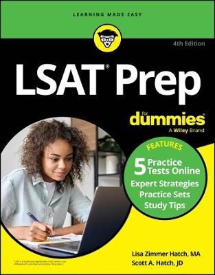 LSAT Prep For Dummies: Book + 5 Practice Tests Online - Lisa Zimmer Hatch,Scott A. Hatch - cover