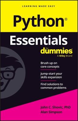 Python Essentials For Dummies - John C. Shovic,Alan Simpson - cover