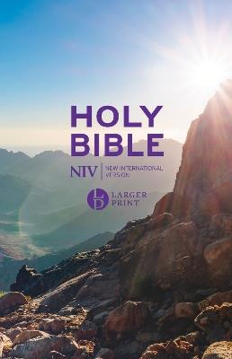 NIV Larger Print Personal Value Hardback Bible - New International Version - cover