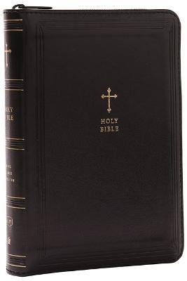 KJV Holy Bible: Compact with 43,000 Cross References, Black Leathersoft with zipper, Red Letter, Comfort Print: King James Version - Thomas Nelson - cover