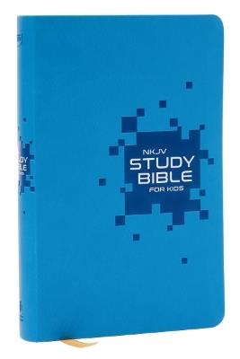 NKJV Study Bible for Kids, Blue Leathersoft:  The Premier Study Bible for Kids - Thomas Nelson - cover