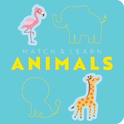 Match and   Learn: Animals: A Pop-Out Shapes Book - Editors of Cider Mill Press - cover