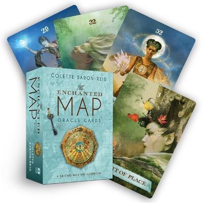 The Enchanted Map Oracle Cards: A 54-Card Oracle Deck for Love, Purpose, Healing, Magic and Happiness - Colette Baron-Reid - cover