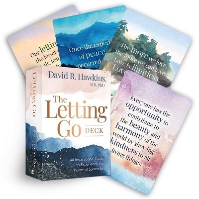 The Letting Go Deck: 44 Inspirational Cards to Experience the Power of Surrender - David R. Hawkins - cover