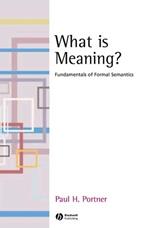 What is Meaning?: Fundamentals of Formal Semantics