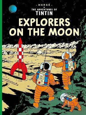 Explorers on the Moon - Hergé - cover