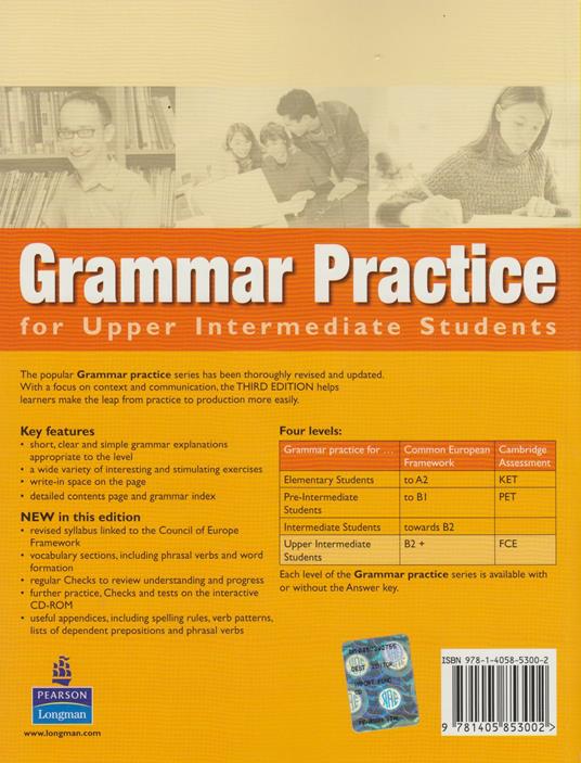 Grammar Practice for Upper-Intermediate Student Book with Key Pack - Steve Elsworth,Elaine Walker - 2