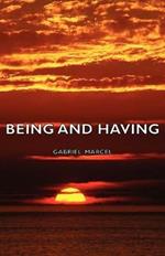 Being And Having