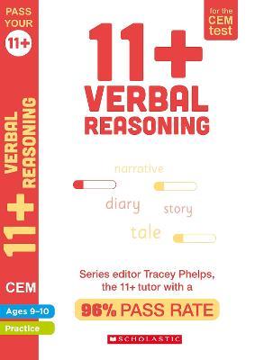 11+ Verbal Reasoning Practice and Assessment for the CEM Test Ages 09-10 - Tracey Phelps - cover