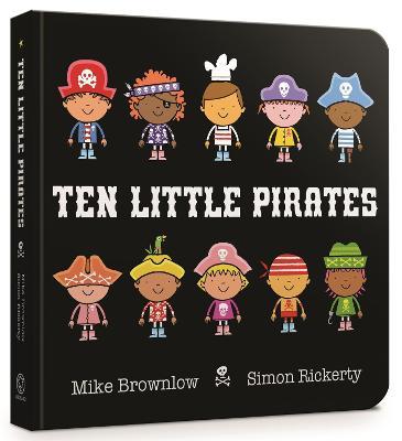 Ten Little Pirates Board Book - Mike Brownlow - cover