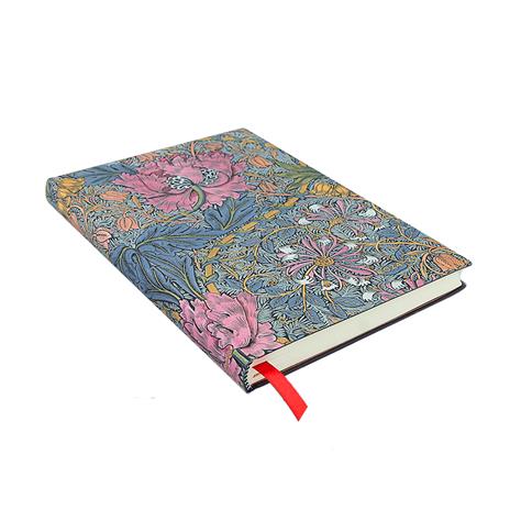 Agenda Paperblanks, 2025 Morris Caprifoglio Rosa, 18 Mesi Flexis, orizzontale, Midi, 12 x 17,5 cm - 3