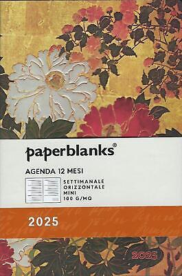 Agenda Paperblanks, 2025 Natsu, 12 Mesi Flexis, orizzontale, Mini, 9,5 x 14 cm