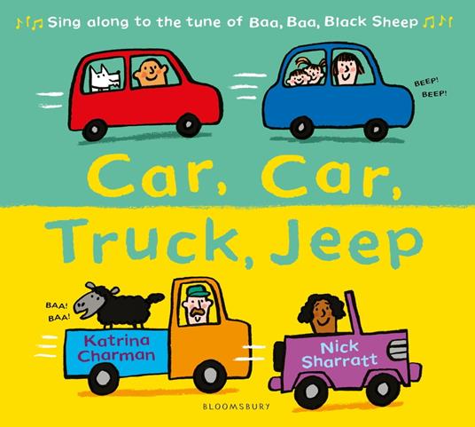 Car, Car, Truck, Jeep - Ms Katrina Charman,Nick Sharratt - ebook