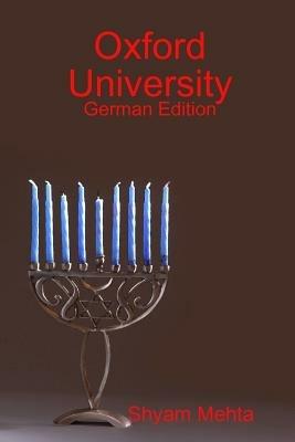 Oxford University: German Edition - Shyam Mehta - cover