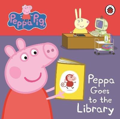Peppa Pig: Peppa Goes to the Library: My First Storybook - Peppa Pig - cover