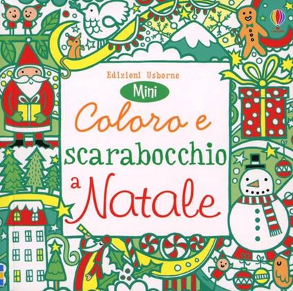 Coloro e scarabocchio a Natale. Mini. Ediz. illustrata - James Maclaine - copertina