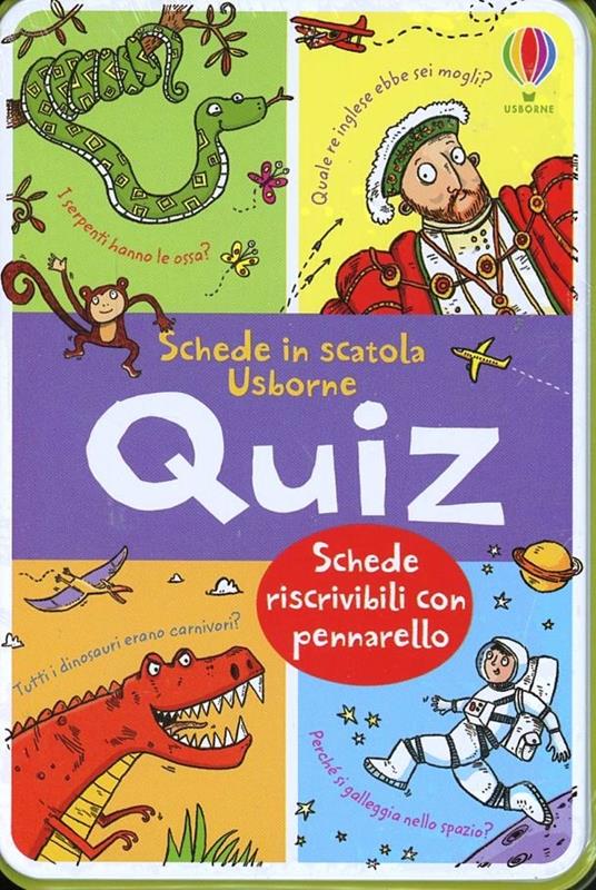 Quiz. Schede in scatola. Ediz. illustrata - Sarah Khan,Simon Tudhope - copertina