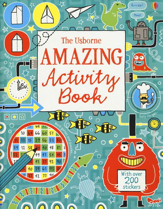 Amazing activity book - Rebecca Gilpin,James Maclaine,Lucy Bowman - copertina