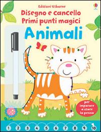 Animali. Primi punti magici. Ediz. illustrata. Con gadget - Kirsteen Robson,Katrina Fearn - copertina