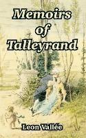 Memoirs of Talleyrand - Leon Vallee - cover