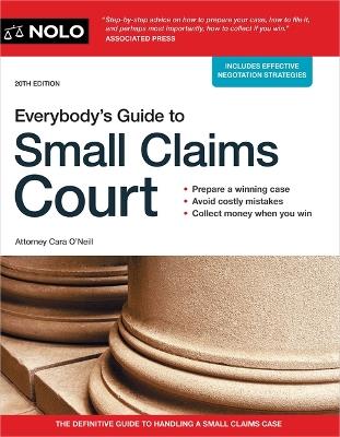 Everybody's Guide to Small Claims Court - Cara O'Neill - cover