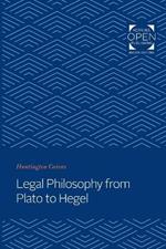 Legal Philosophy from Plato to Hegel