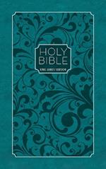 KJV Holy Bible Zip Turquoise