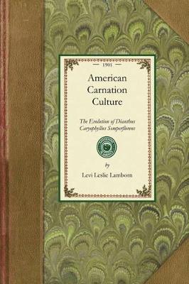 American Carnation Culture: The Evolution of Dianthus Caryophyllus Semperflorens. Origin, History, Classifications, Varieties, Propagations, Diseases, Remedies, Care, Culture, and Commerical Importance - Levi Lamborn - cover