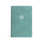 CSB Personal Size Giant Print Bible, Earthen Teal, Indexed