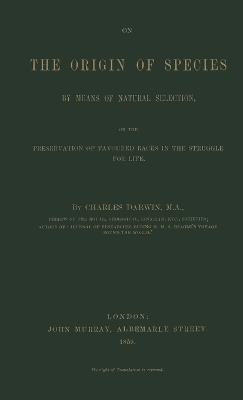 On the Origin of Species - Charles Darwin - cover