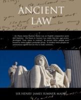 Ancient Law - Henry James Sumner Maine - cover