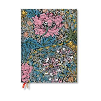 Agenda Paperblanks 2024, Morris Caprifoglio Rosa, verticale, 12 Mesi, Ultra, William Morris