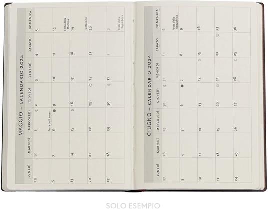 Agenda Paperblanks 2024, 12 mesi, Mini, Orizzontale, I Rilegatori della Regina, La Restaurazione Inglese - 9,5 x 14 cm - 5