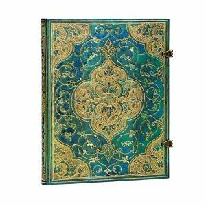 Taccuino Paperblanks copertina rigida Ultra a righe Cronache turchesi - 18x23 - 2