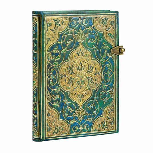 Taccuino Paperblanks copertina rigida Mini a righe Cronache turchesi - 9,5x14 - 3