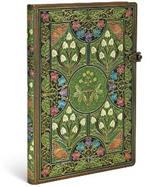 Taccuino notebook Paperblanks Poesia in fiore midi a righe