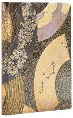 Taccuino Paperblanks, Scatole Giapponesi Laccate, Ougi, Mini, A righe - 9,5 x 14 cm
