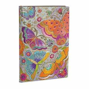 Taccuino Paperblanks copertina morbida Mini a righe Farfalle - 9,5x14 - 2