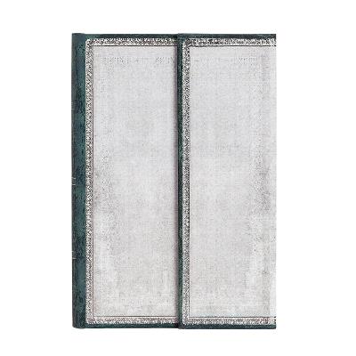 Taccuino Paperblanks, Collezione Antica Pelle, Silice Bianca, Mini, A righe - 10 x 14 cm - 2