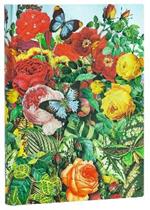 Taccuino Paperblanks copertina morbida Midi a righe Il giardino delle farfalle - 13x18