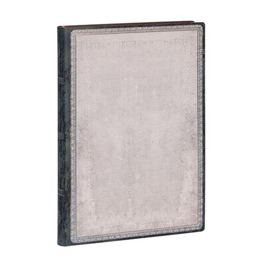Taccuino Paperblanks copertina morbida Midi a righe Silice Bianca - 13 x 18 cm - 3
