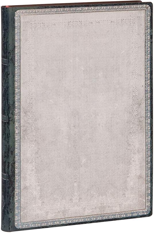 Taccuino Paperblanks copertina morbida Midi a righe Silice Bianca - 13 x 18 cm - 5