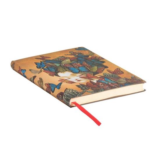 Taccuino Paperblanks copertina morbida Midi a righe Madame Butterfly - 13 x 18 cm - 2