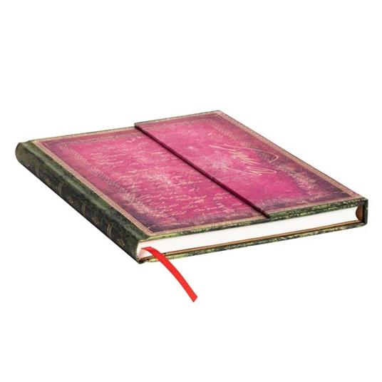 Taccuino Paperblanks copertina rigida Ultra a righe Emily Dickinson, Morii per la Bellezza - 18 x 23 cm - 2